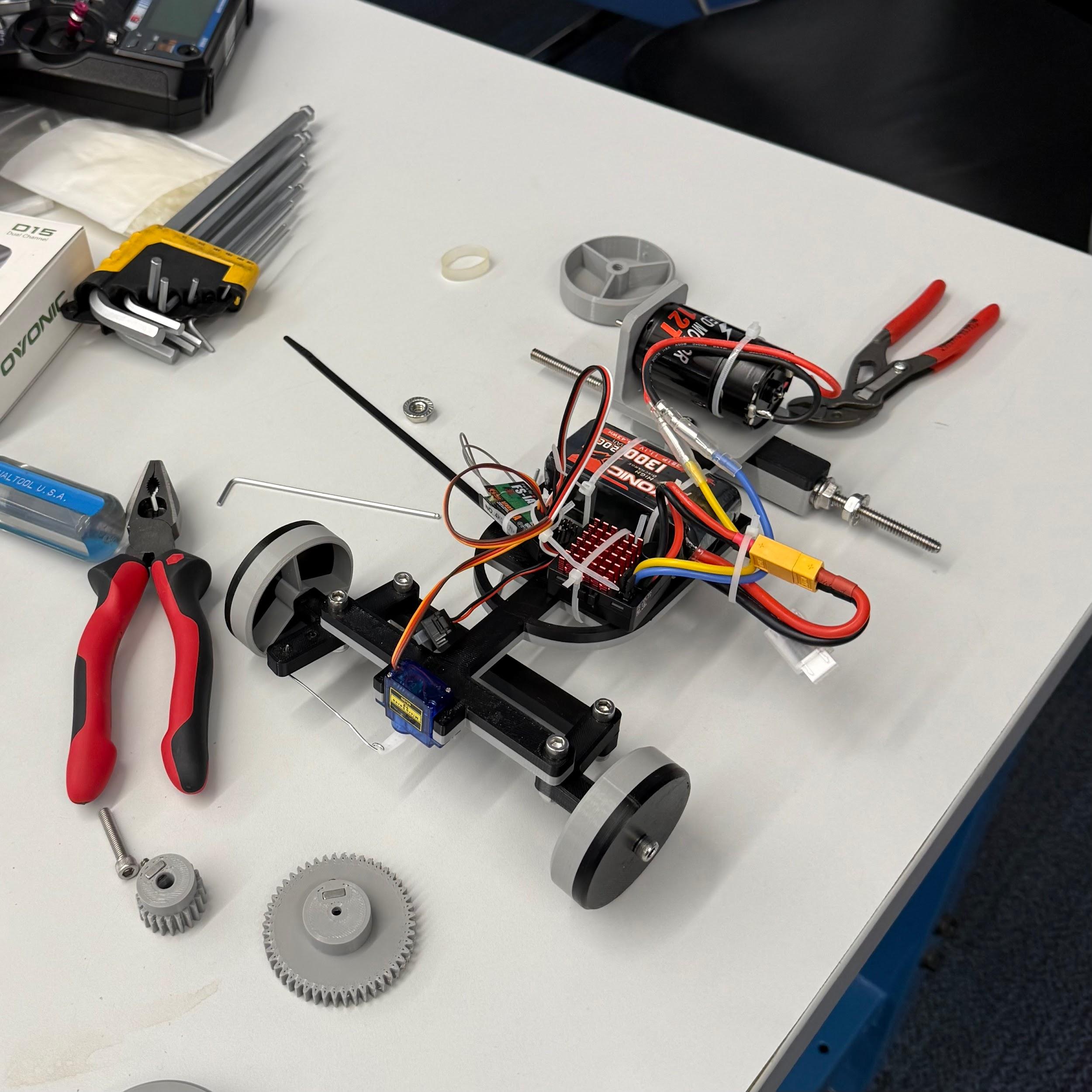 Completed RC car prototype